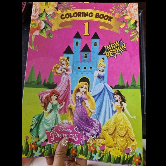 Buku Mewarnai Jumbo Untuk Belajar Anak Gambar Warna