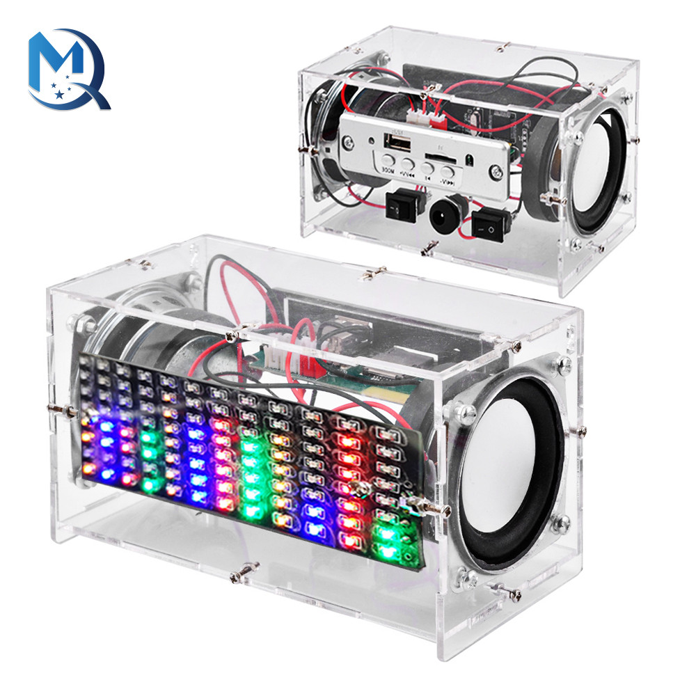 DC3.7-5V DIY Bluetooth Speaker Kit Electronics Flash the lights along to the music DIY Sound