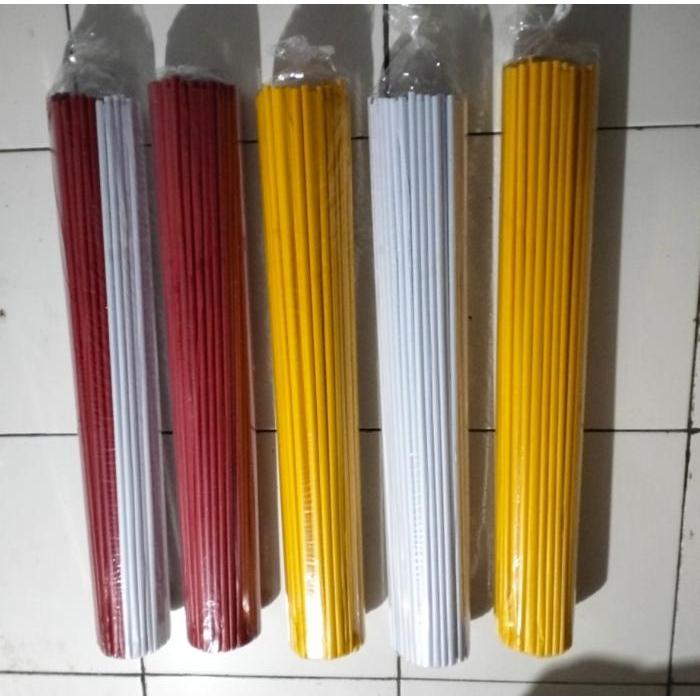 50 PCS kertas wajit / kertas minyak / kertas kue / kertas layangan warna merah, putih dan kuning