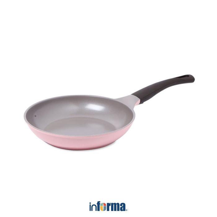 Informa Cheftopf 24 cm Wajan Penggorengan - Pink Penggorengan Dapur Alat Masak Peralatan