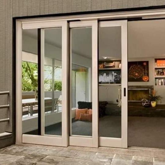 pintu geser aluminium kaca