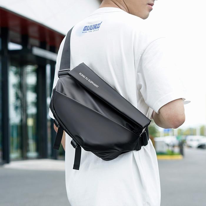 New WEIXIER KE2021 Tas Pinggang Pria Waistbag Buckle Magnet Anti Air