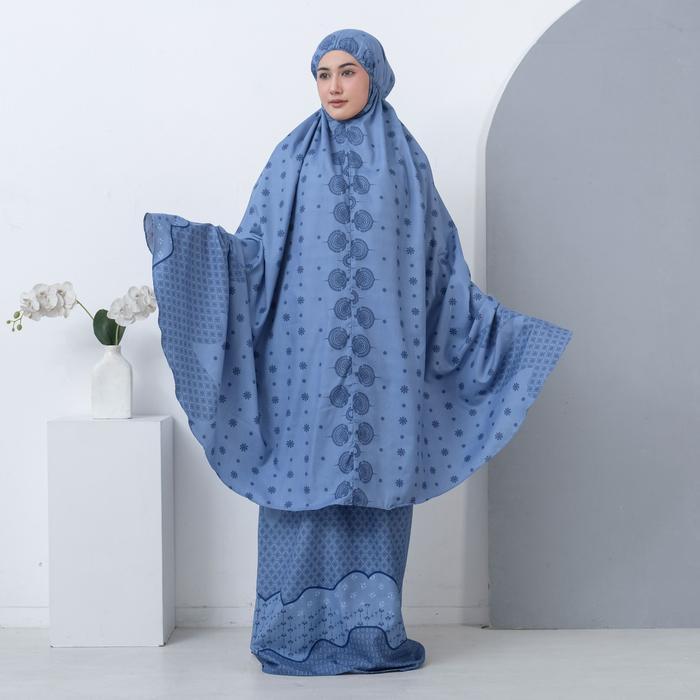 Mukena Motif Kalisha Dewasa Katun Motif Premium Cantik
