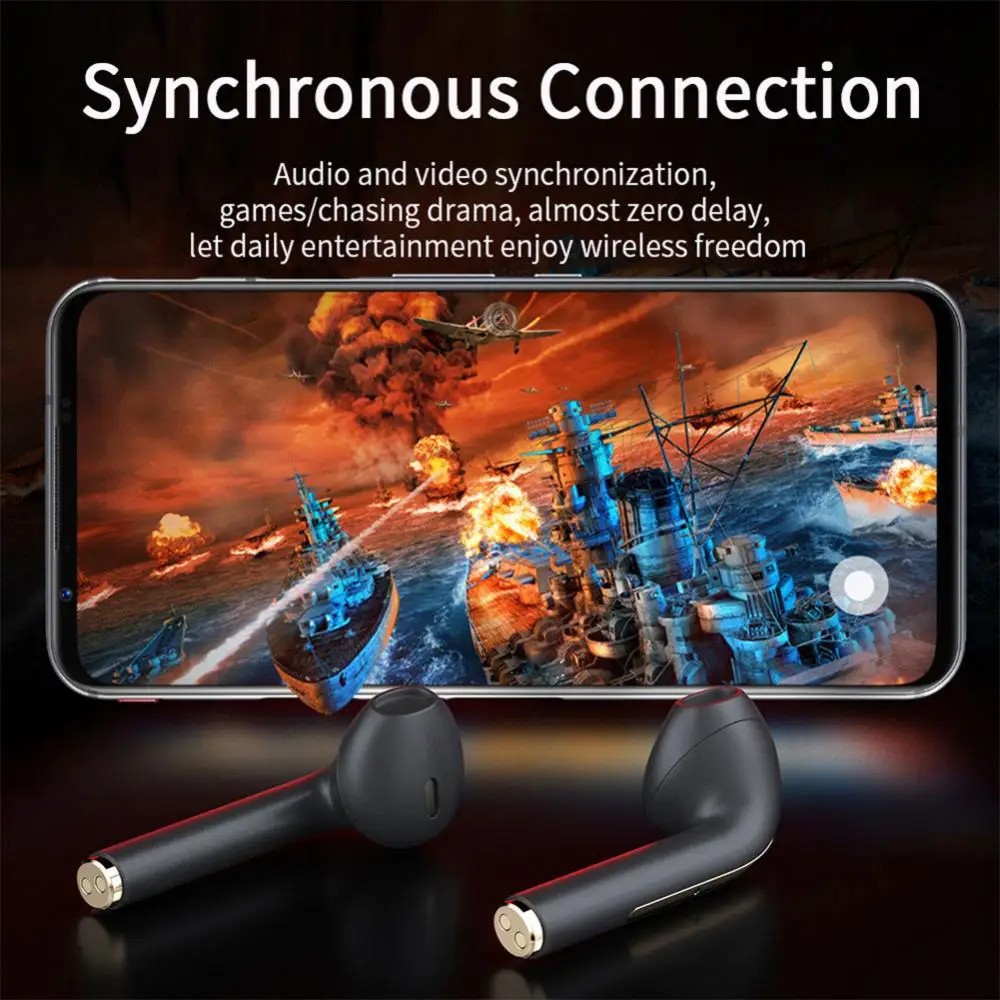 Original  J18 Wireless Earphones Bluetooth Headset Game Waterproof Headset with Mic TWS