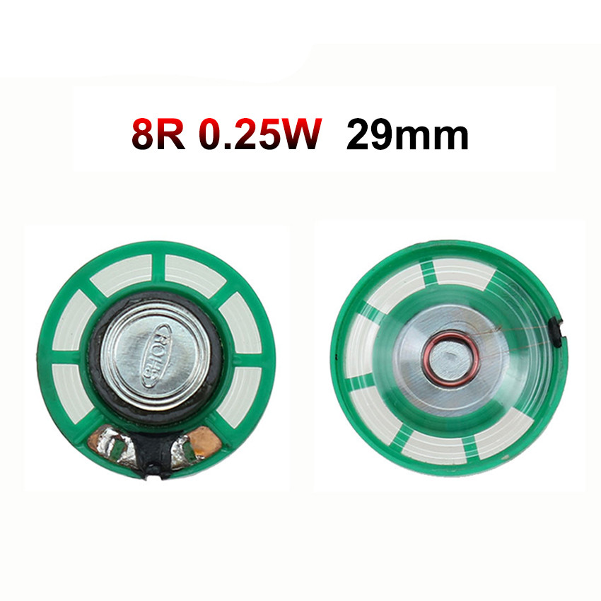 JCD 2PCS 8 Ohm 0.25W 0.5W 16/32Ohm Horn Loudspeaker 8R 16R 32R 20mm 21mm 23mm 27mm 29mm 36mm 40mm