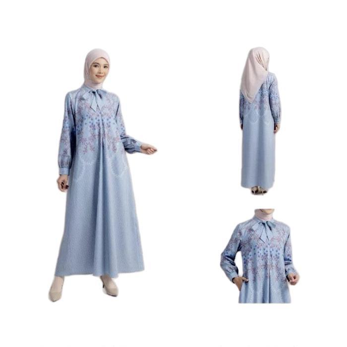 Gamis Tali Rabat Elzatta Hijab Dress Muslim Couple Family Sarimbit