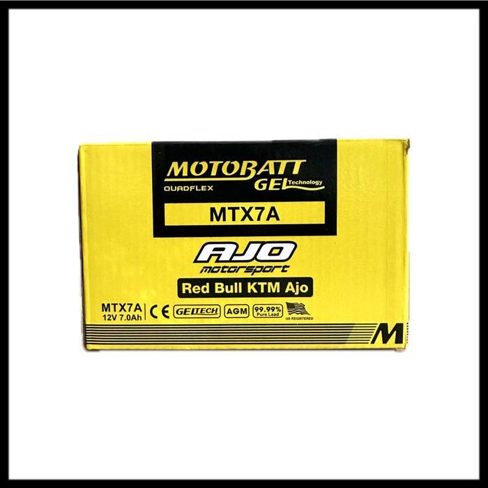 Aki Motor Piaggio Zip Motobatt Mtx7A
