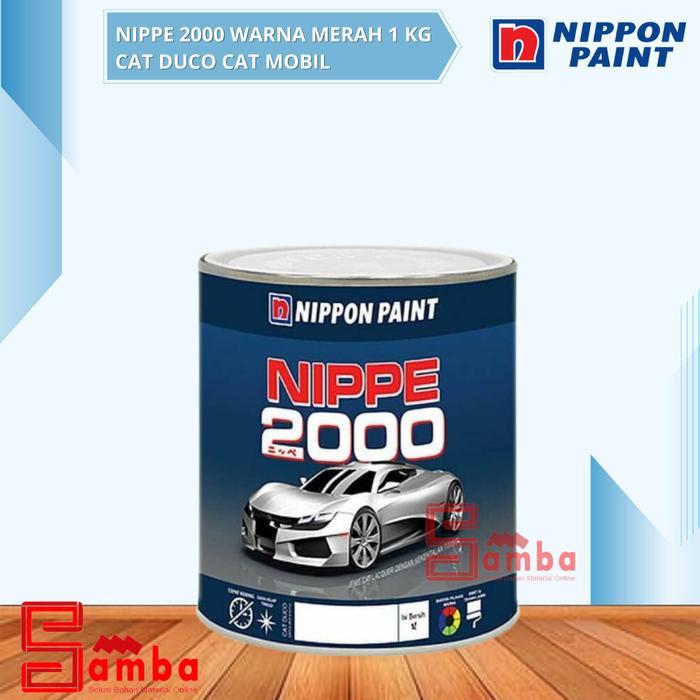 NIPPE 2000 WARNA MERAH 1 KG CAT DUCO CAT MOBIL nippon paint HEMAT