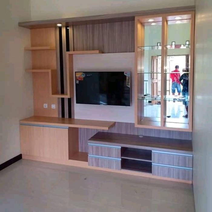 LISWAR JUMBO 220X220CM TACOSEET Kayu Minimalis Furniture Tv