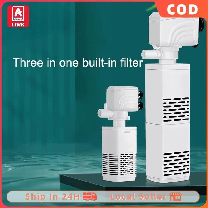 Pompa Filter Aquarium /3 In 1 Pompa Mini Aquarium Internal Filter /Pompa Aquarium Mesin Internal