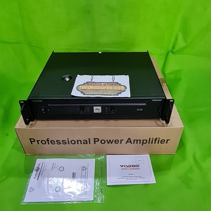 Wisdom X4 X-4 X 4 Power Amplifier Redy Stok
