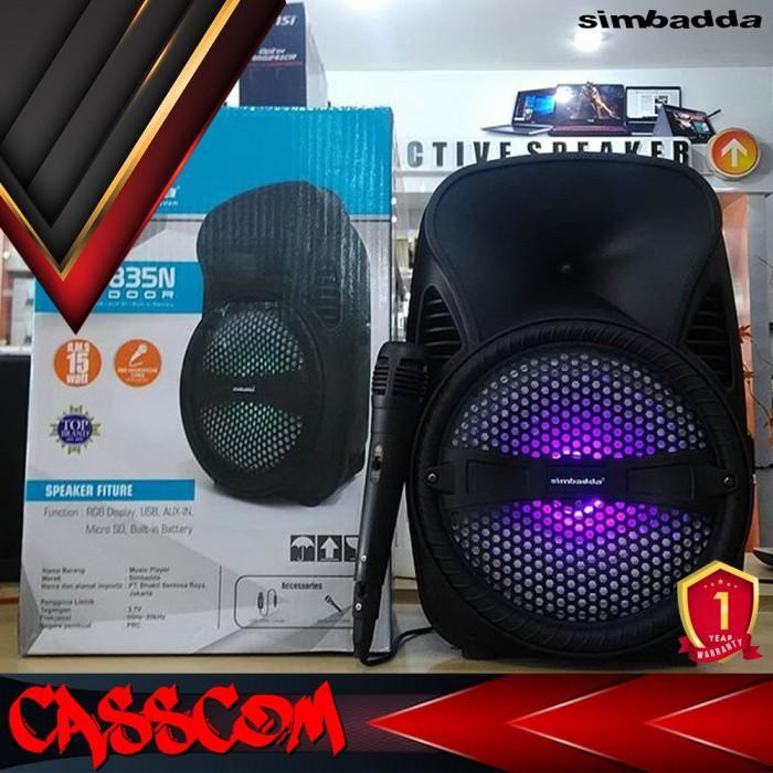 Simbadda Portable Karaoke Speaker Cst 838N Redy Stok