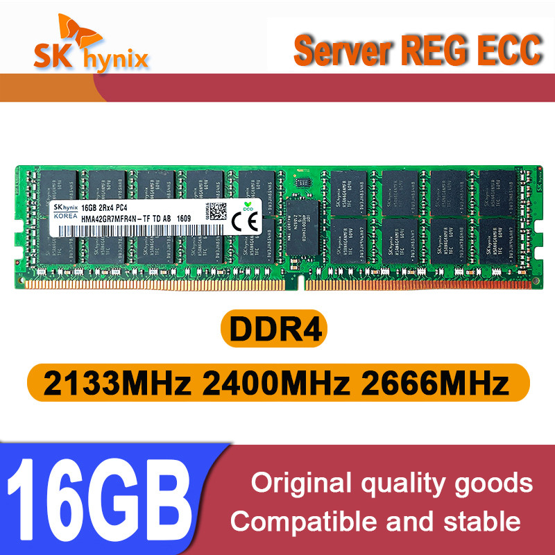 SK Hynix DDR4 16GB 32GB 64GB 2133P 2400T 2666V RAM PC4 1Rx4 2Rx4 Server memory REG ECC RDIMM E5 V3