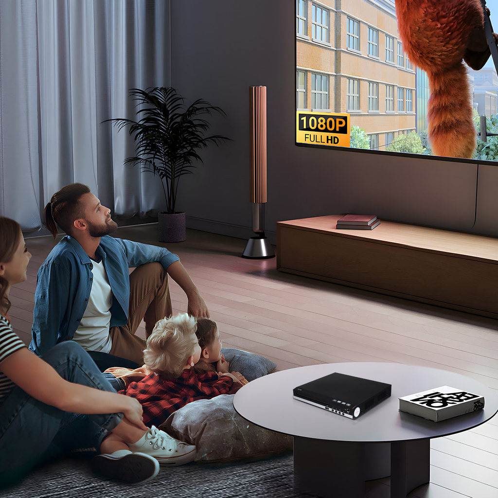 Portable HD Player Home Music Child Study Mini Dvd Cd Vcd Home Cd Player High Definition Audio Video