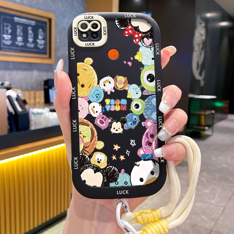 Casing Hp untuk Xiaomi Redmi 9C NFC 9T 9 Power 10A POCO C31 POCO C3 Case Casing pola Karakter kartun