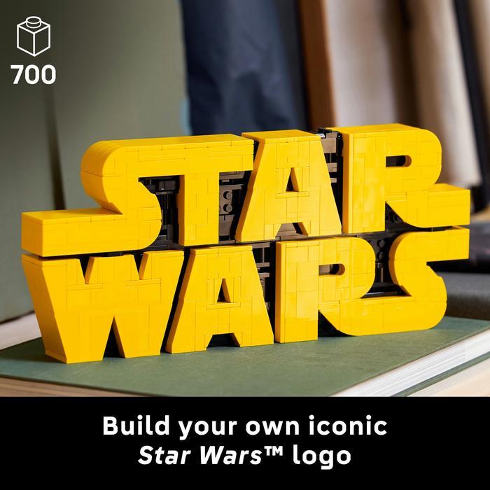 LEGO Star Wars 75407 Brick-built Star Wars Logo (700 Pieces), Toys, Mainan Anak Laki Laki, Bricks