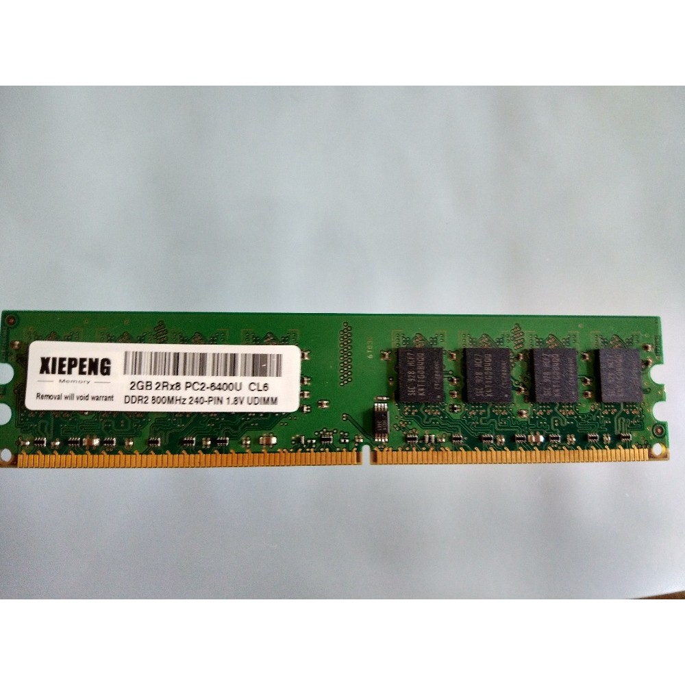 Desktop Memory 2GB 2Rx8 PC2-6400U DDR2 4GB 800MHz 1gb 2G DDR2 4G PC2 6400 240-PIN NON ECC Desktops