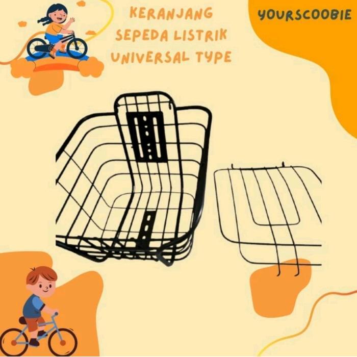 Cuci Gudang Keranjang Sepeda Listrik Untuk Semua Type Sepeda Listrik