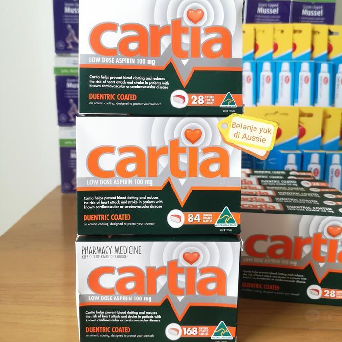 CARTIA Low Dose Aspirin 100mg - Original Product Australia