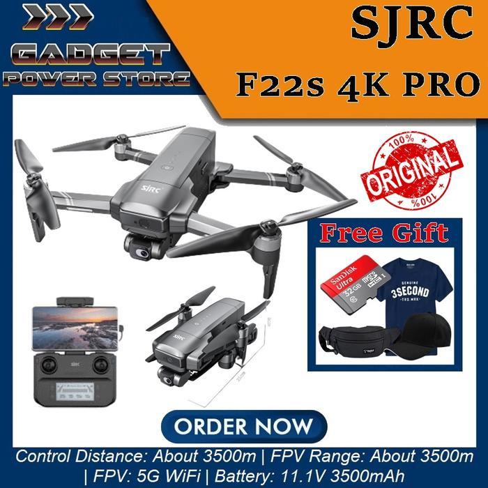 Drone Sjrc F22 S2 Pro+ 6Km Version Eis Drone Gps 2Axis Gimbal