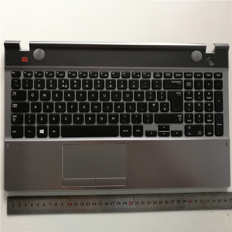 Laptop bottom case for Samsung NP550P5C palm rest keyboard hard drive cover upper lower cover shell