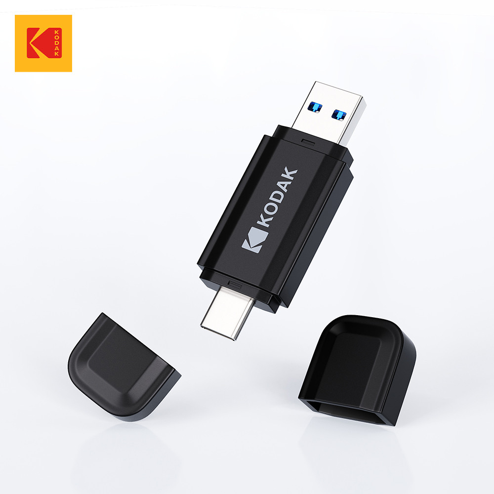 KODAK 2 in 1 OTG Pen drive With Type-C 32GB 64GB Flash Usb2.0 Memory Stick Flash Pendrive 128GB 256G