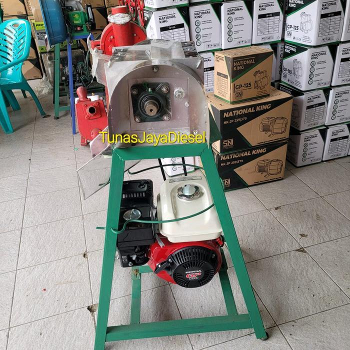 Mesin Parut Kelapa Stainless + Engine HONDA GP-160 - Parutan+Honda