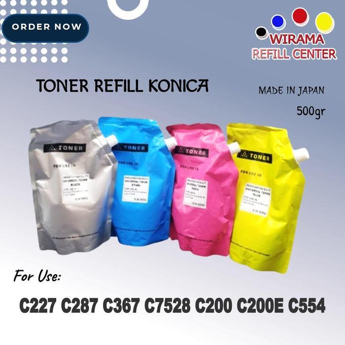 Toner Refill Konica Minolta TN 221 BIZHUB C227 C287 C367
