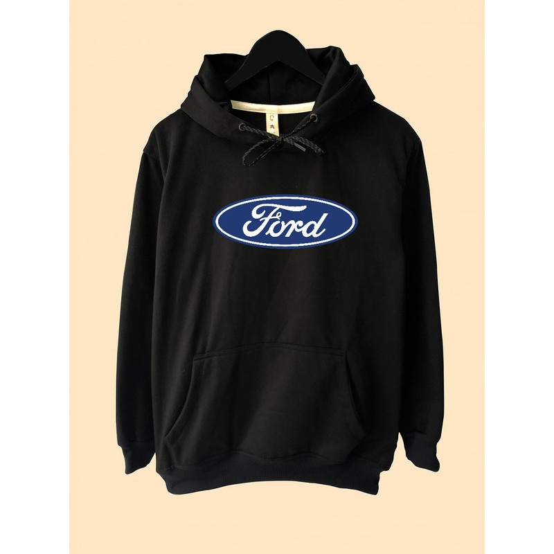 Jaket Hoodie Ford logo Flat