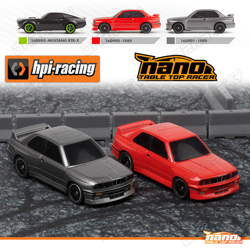 Mobil RC Elektrik Mini HPI 1/64 NANO-TTR Remote Control untuk Mainan Anak dan