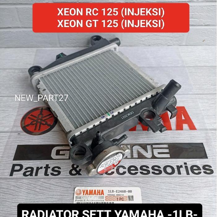 Radiator set/Assy (1LB) Yamaha Xeon Rc 125 injeksi/Xeon GT 125 injeksi