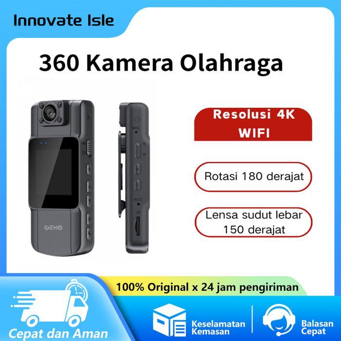 L12 Wifi action camera 4k Kamera Motor VLog Cam 360 Kamera Olahraga Untuk Merekam Rapat Kamera Tubuh