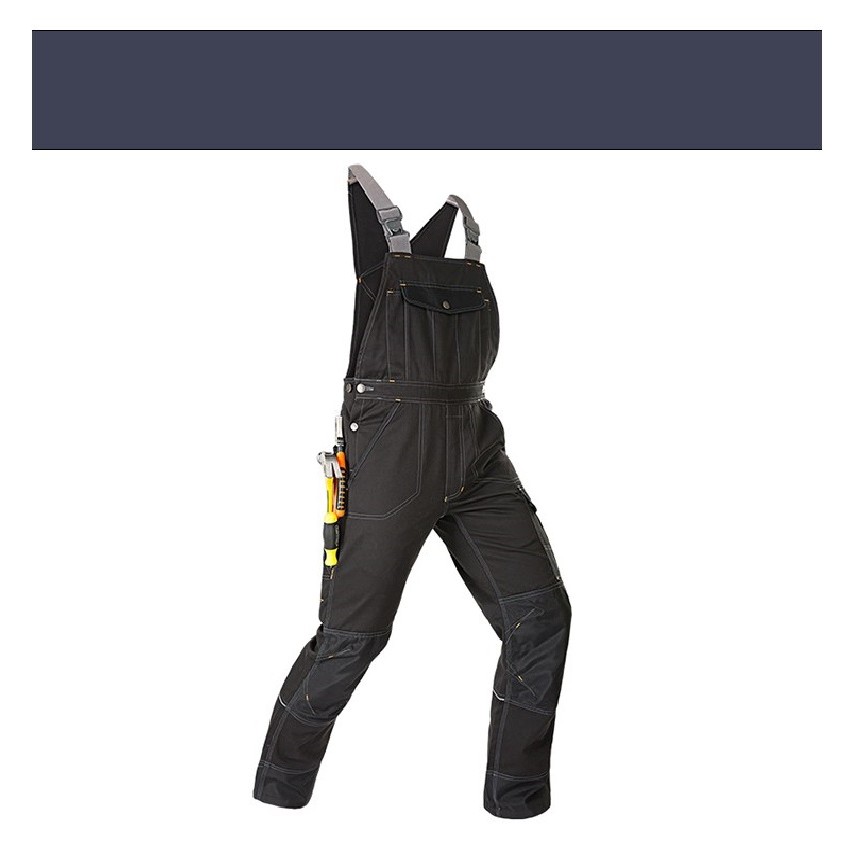 Welding Suit Working Bib Overalls Protective Working Jacket Men Workwear Tooling Uniform Mechanic Mu