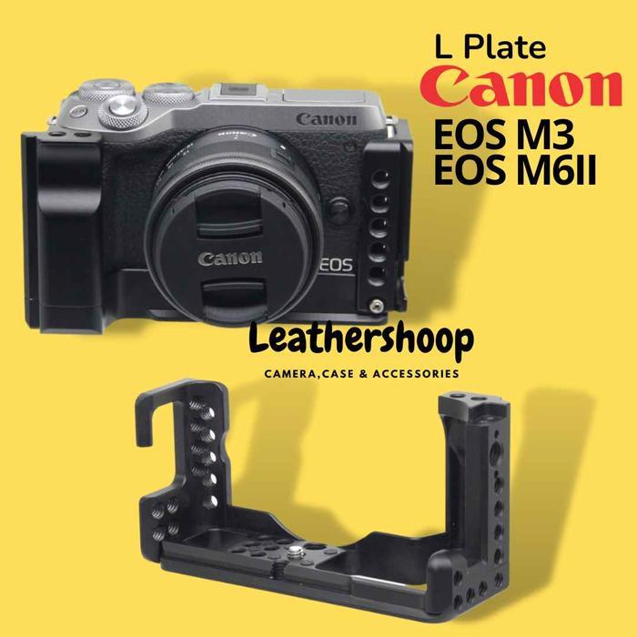 Jekal - L Plate Bracket For Canon Eos M3 M6Ii Metal Handgrip Terbaru 