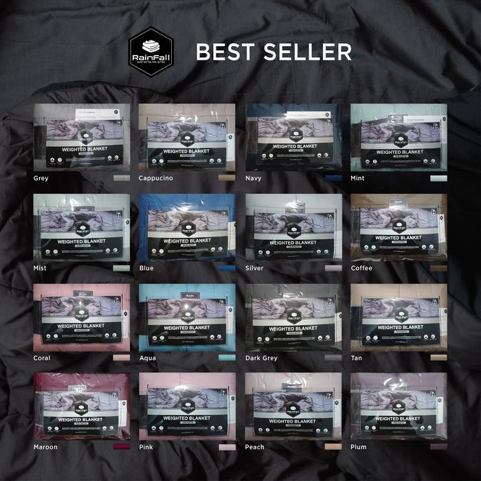 Rainfall 7 Kg Heavy Weighted Blanket Selimut Berat