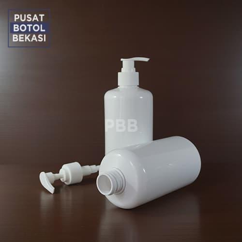 BOTOL PUMP 500 ML PUTIH / BOTOL LOTION 500 ML