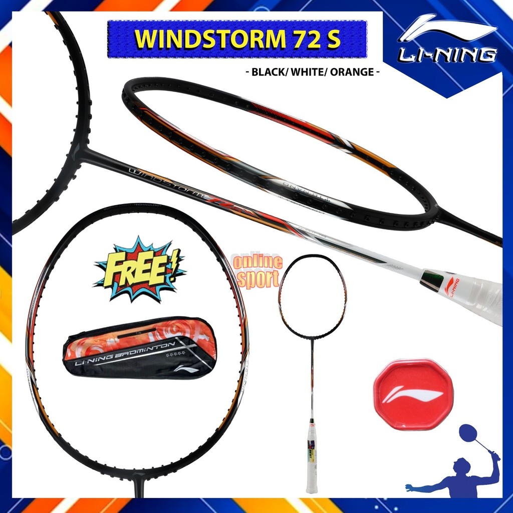 LINING Windstorm 72 S / WS 72 S Raket Badminton / Bulutangkis