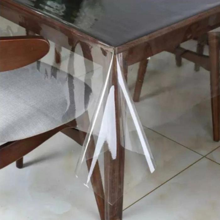 Taplak Meja Makan Plastik Meteran/Plastik Mika Meteran Tebal