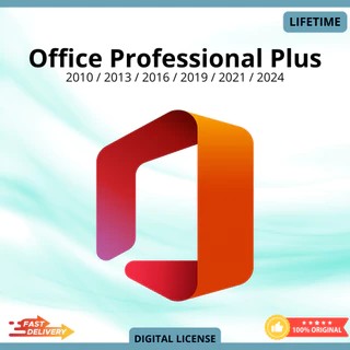 Office Pro Plus 2024 | 2021 | 2019 | 2016 | 2013 | 2010 Original Key Lifetime