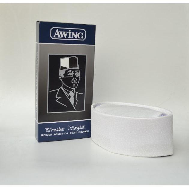 AWING SONGKOK PUTIH AWING LAHORE KOPYAH PUTIH AWING