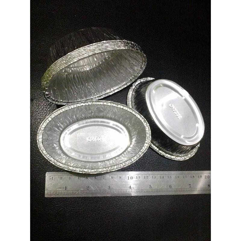 wadah cup almunium foil oval brownies macaroni panggang kukus oven