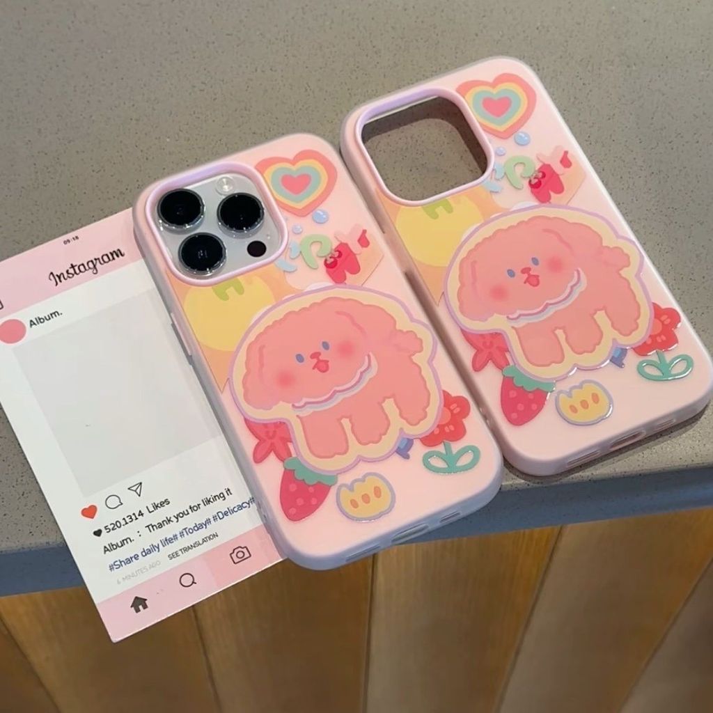 2 In 1 Lucu Puppy Case Hp Iphone 17 Pro Max 16 Plus 13 11 15 14 16 Pro Max 12 Pro Case