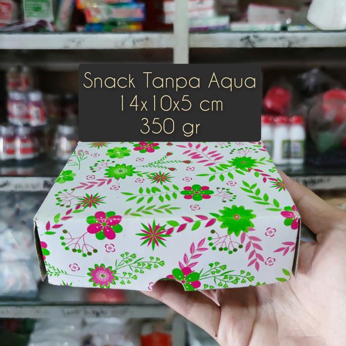 Box / Kardus / Dus Snack Kue Makanan - 14x10x5 cm - Snack Tanpa Aqua