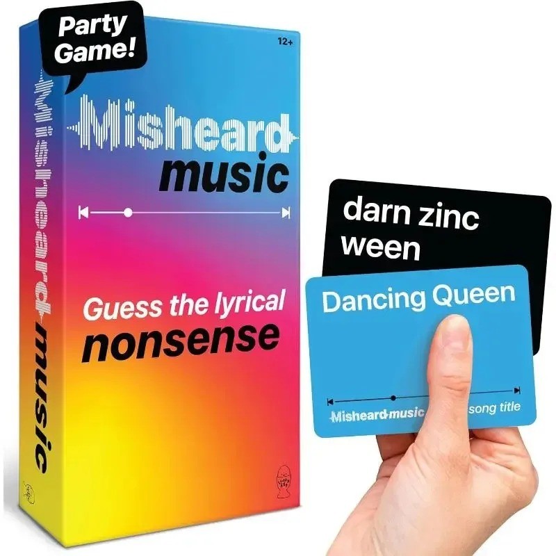 2025@ Funny Music Cards Group Game Mislistening To Music Edition Lively Music Card Game For Relaxing