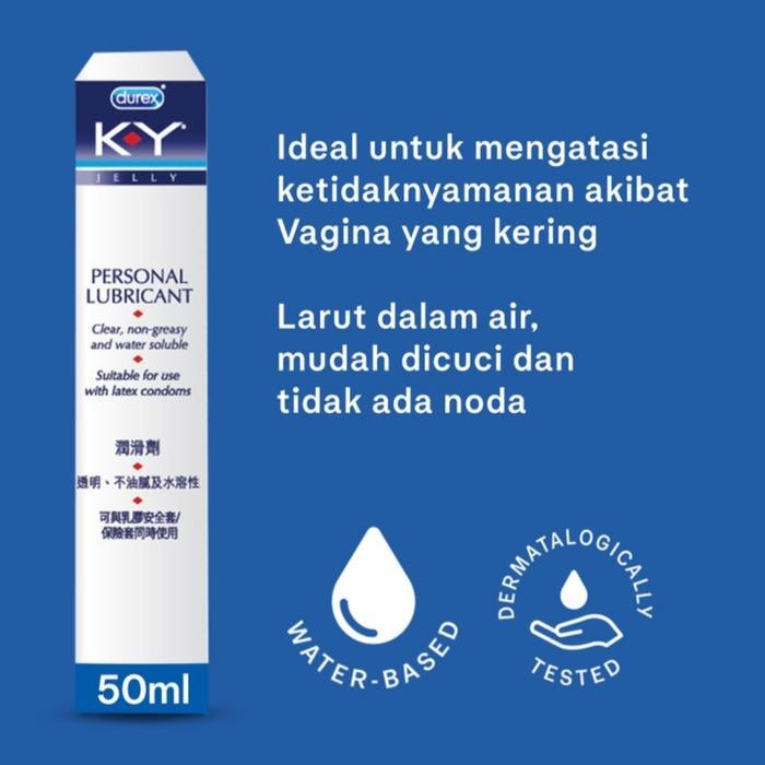 Elegantennclave Durex Ky Jelly Personal Lubricant Pelumas Water Based 50Ml