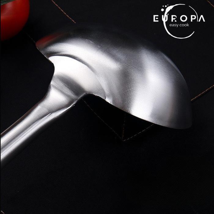 Irus Jumbo Langsung Stainless Steel Centong Bakso Gagang Panjang Tebal Irus Restoran Rumah Makan