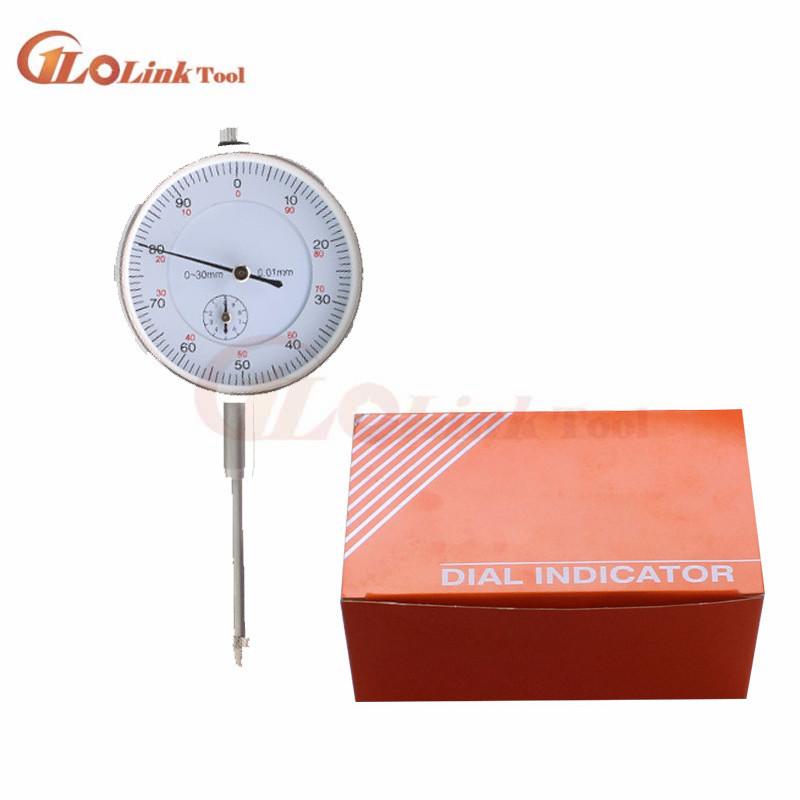 Dial Indicator 0-30mm 0.01mm With Lug Dial Gauge Micrometer Caliper Table Of Measuring Tools