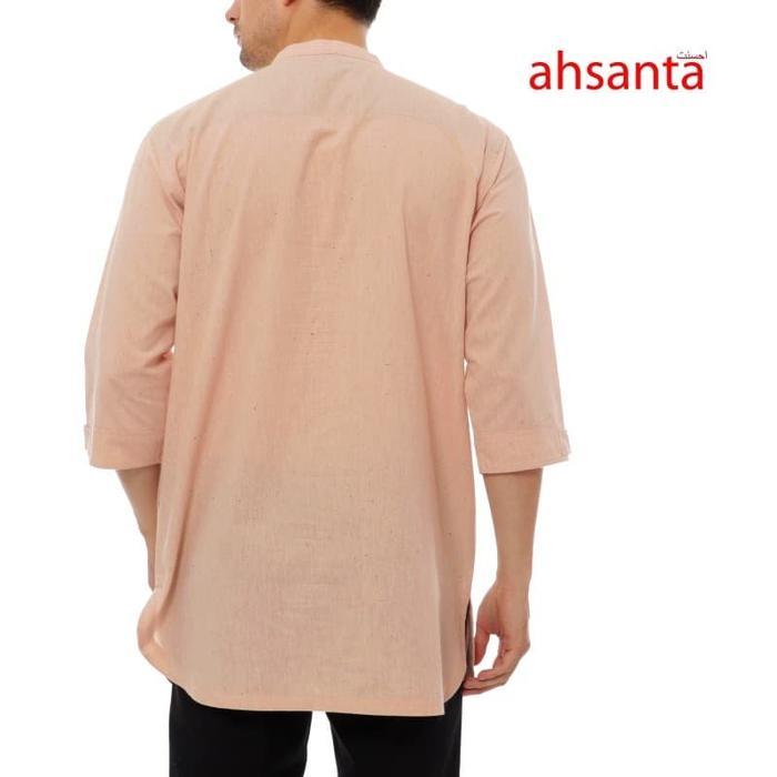 Kemeja Koko Kurta Premium Ahsanta Salem Muda Kain Unik Dan Nyaman