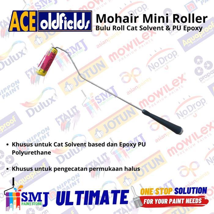 Kuas Kapal Roll Cat Minyak Dan Pu Ace Oldfields Mohair Mini 110 Mm