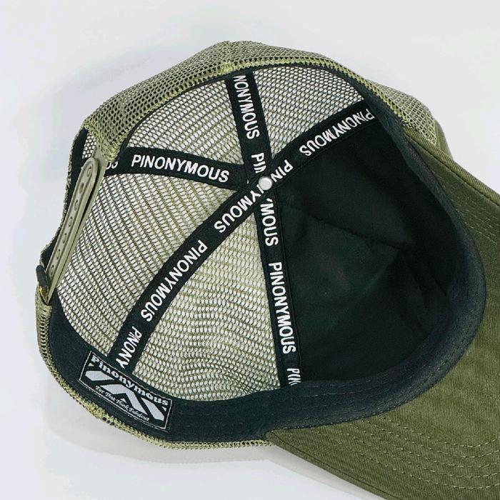 Topi Pria Trucker Hat Army Topi Jaring Pria Distro Original Pinonymous Olaf